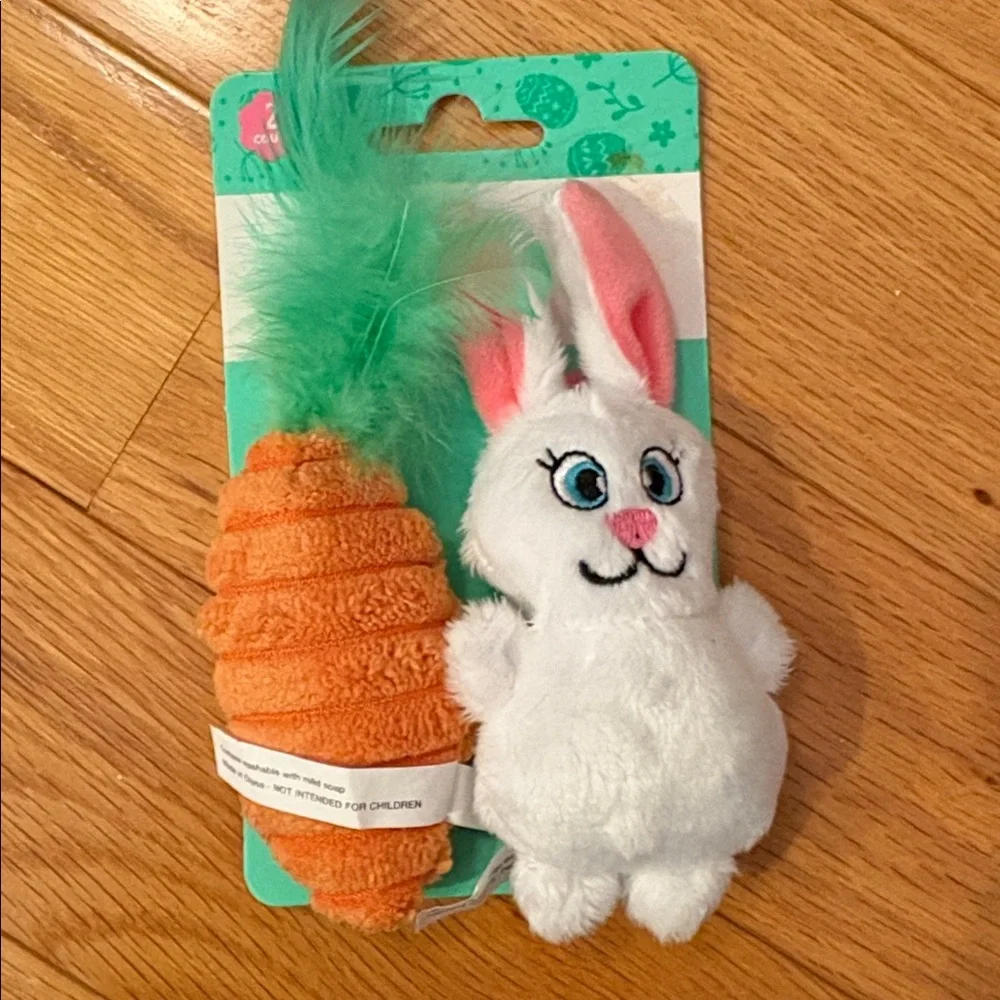PEEPS Easter Jingle Bell & Plain Bunnies. Easter Bunny & bunny w/carrot